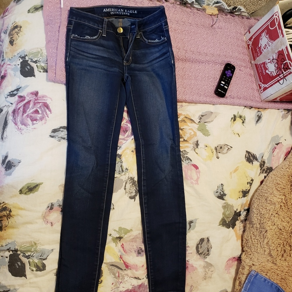 American Eagle Jeans Dark Jeggins